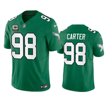 Jalen Carter Philadelphia Eagles green FUSE jersey