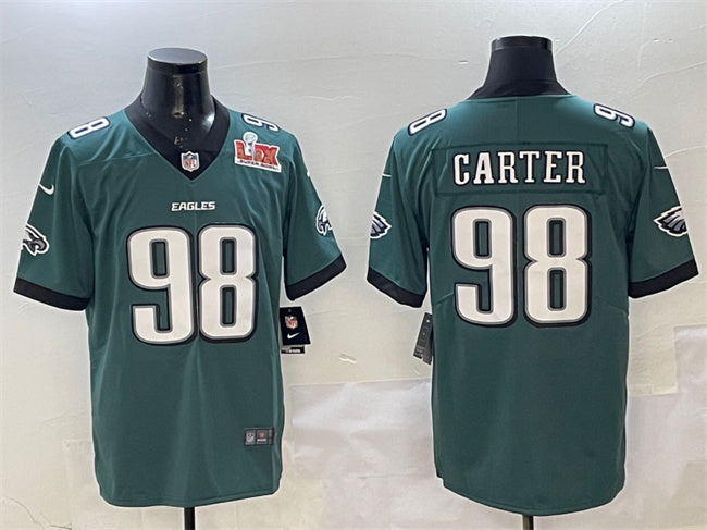 Jalen Carter Philadelphia Eagles green jersey