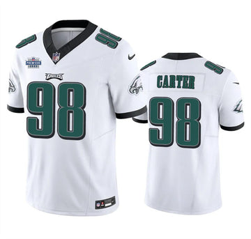 Jalen Carter Philadelphia Eagles white FUSE jersey