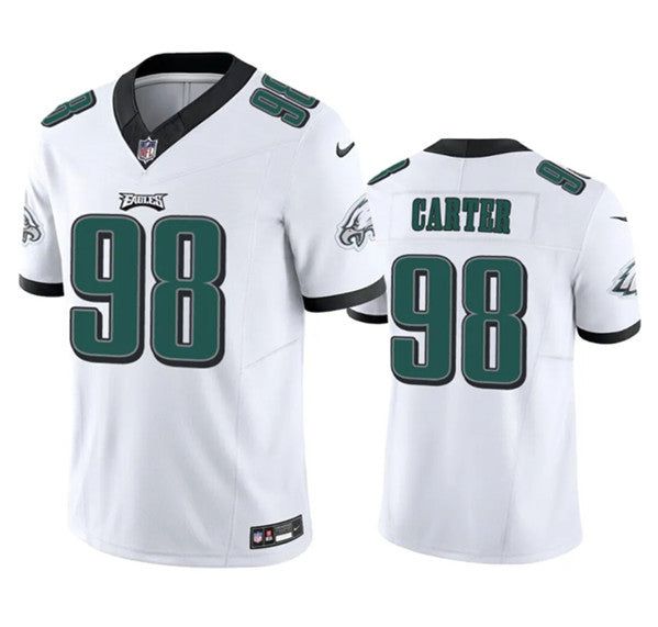 Jalen Carter Philadelphia Eagles white FUSE jersey