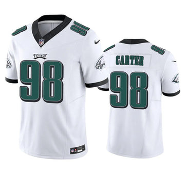 Jalen Carter Philadelphia Eagles white FUSE jersey