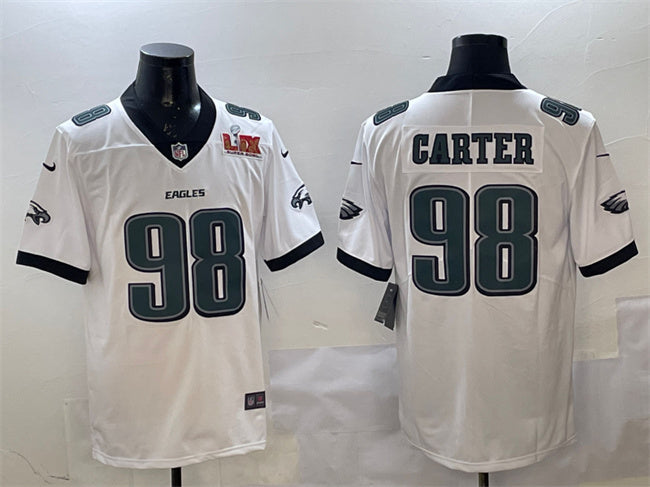 Jalen Carter Philadelphia Eagles white jersey