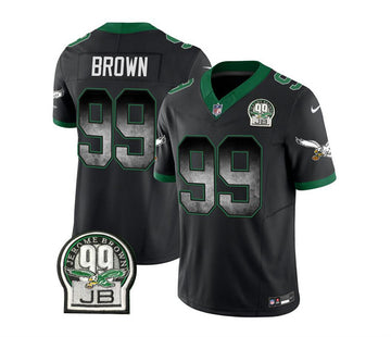Jerome Brown Philadelphia Eagles black FUSE jersey
