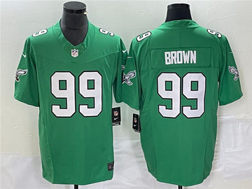 Jerome Brown Philadelphia Eagles green FUSE jersey