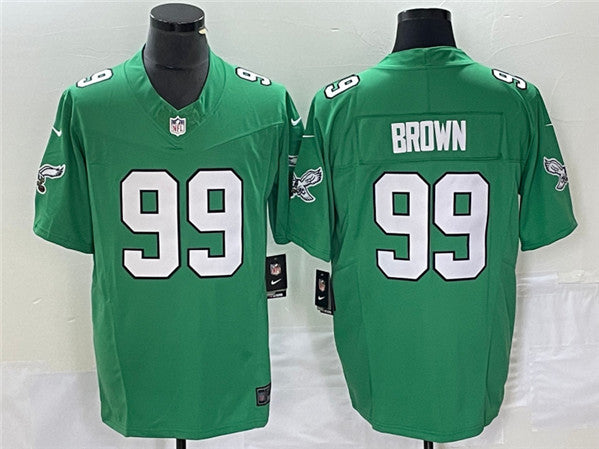Jerome Brown Philadelphia Eagles green FUSE jersey