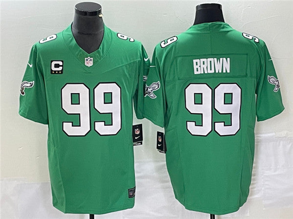 Jerome Brown Philadelphia Eagles green FUSE jersey