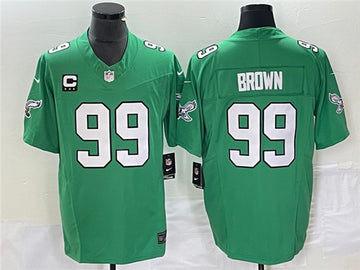 Jerome Brown Philadelphia Eagles green FUSE jersey