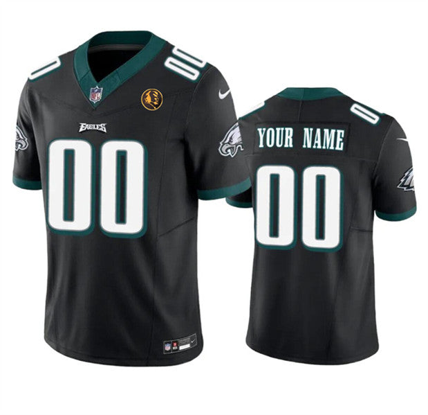 Custom Philadelphia Eagles black FUSE jersey