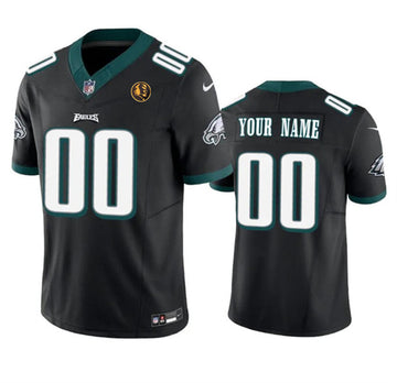 Custom Philadelphia Eagles black FUSE jersey