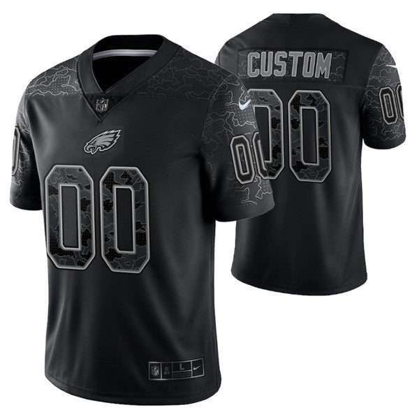 Custom Philadelphia Eagles black jersey