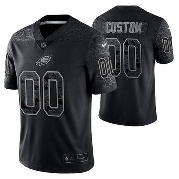Custom Philadelphia Eagles black jersey