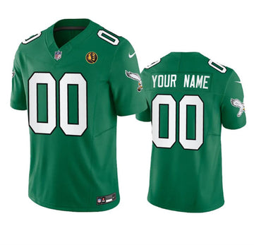 Custom Philadelphia Eagles green FUSE jersey