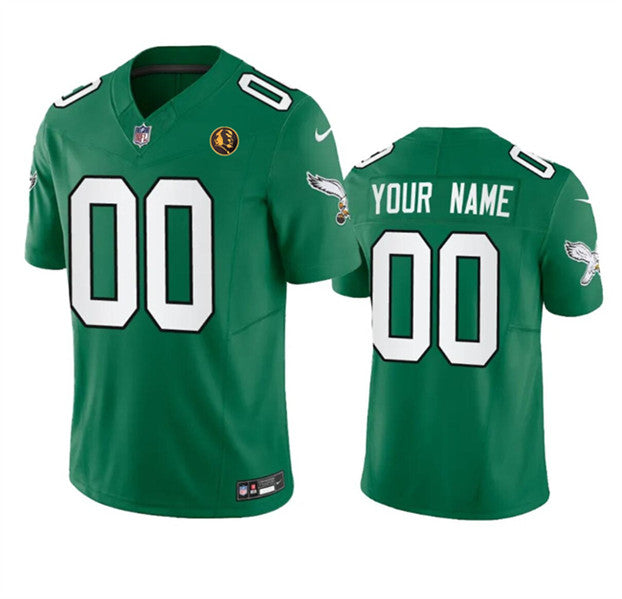 Custom Philadelphia Eagles green FUSE jersey