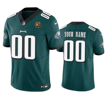 Custom Philadelphia Eagles green FUSE jersey