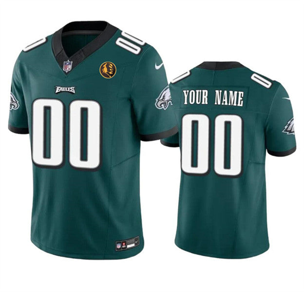 Custom Philadelphia Eagles green FUSE jersey