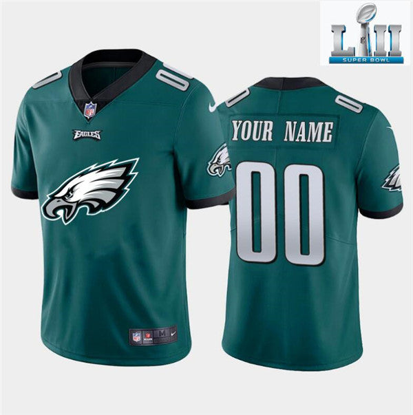 Custom Philadelphia Eagles green jersey