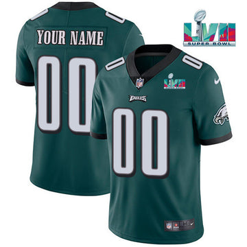 Custom Philadelphia Eagles green jersey