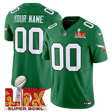 Custom Philadelphia Eagles green FUSE jersey