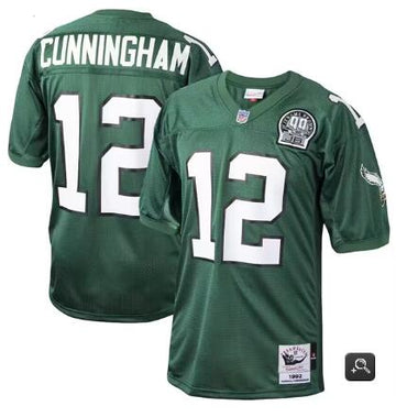 Custom Philadelphia Eagles green Throwback jersey