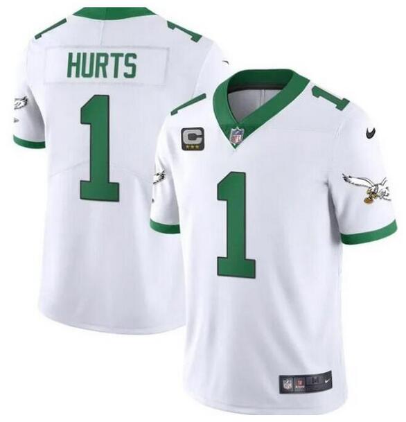 Custom Philadelphia Eagles white jersey