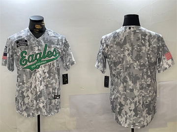 Custom Philadelphia Eagles camo Salute To Service jersey