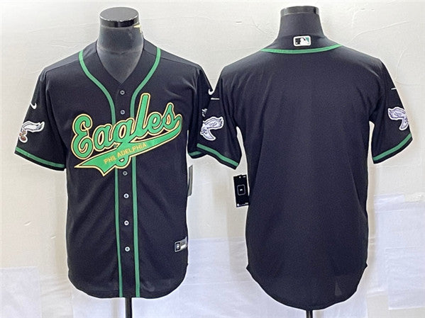 Custom Philadelphia Eagles black jersey