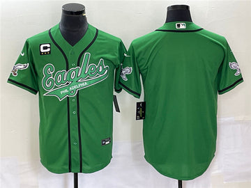 Custom Philadelphia Eagles green jersey