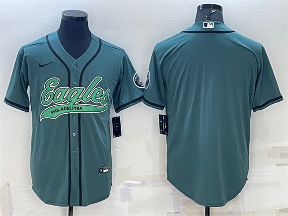 Custom Philadelphia Eagles green jersey