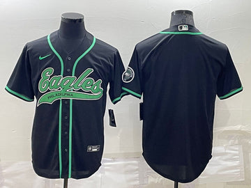 Custom Philadelphia Eagles navy jersey