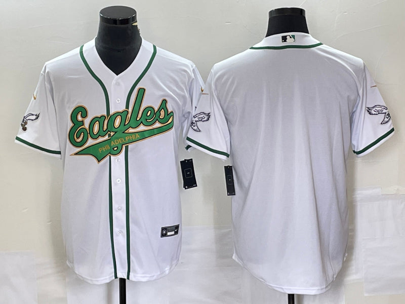 Custom Philadelphia Eagles white jersey