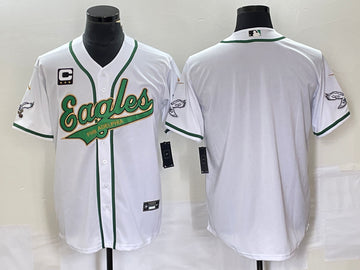 Custom Philadelphia Eagles white jersey