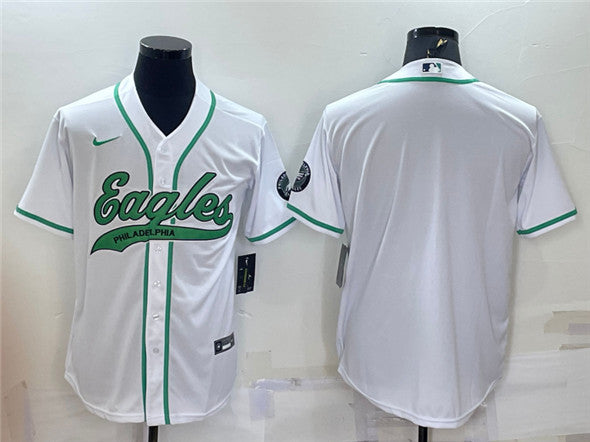 Custom Philadelphia Eagles white jersey