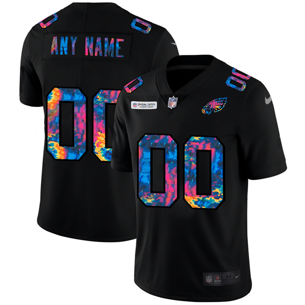 Custom Philadelphia Eagles black jersey