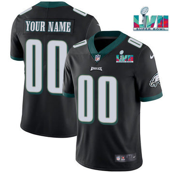 Custom Philadelphia Eagles black jersey