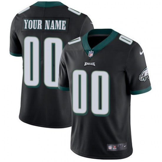 Custom Philadelphia Eagles black jersey