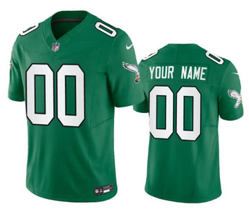 Custom Philadelphia Eagles green FUSE jersey