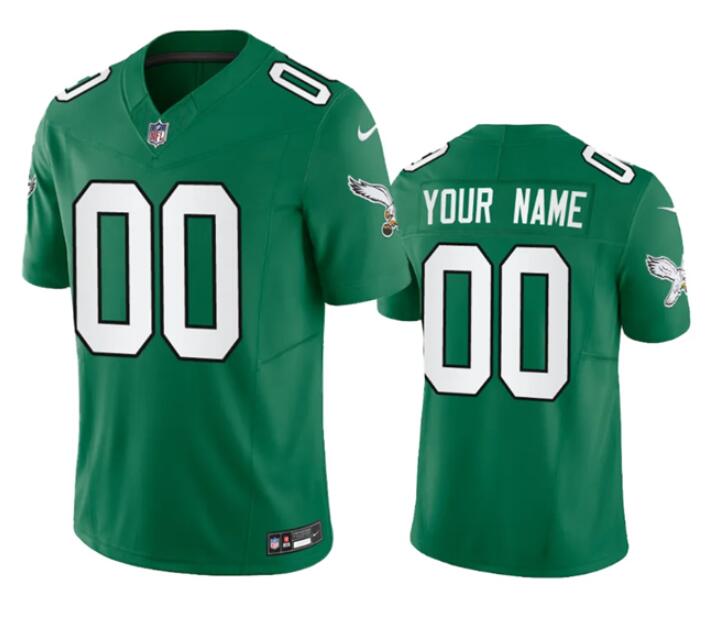 Custom Philadelphia Eagles green FUSE jersey