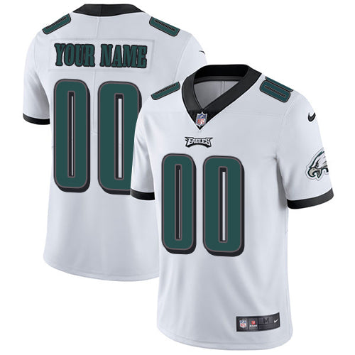 Custom Philadelphia Eagles white jersey