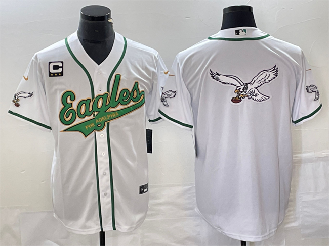 Philadelphia Eagles white jersey