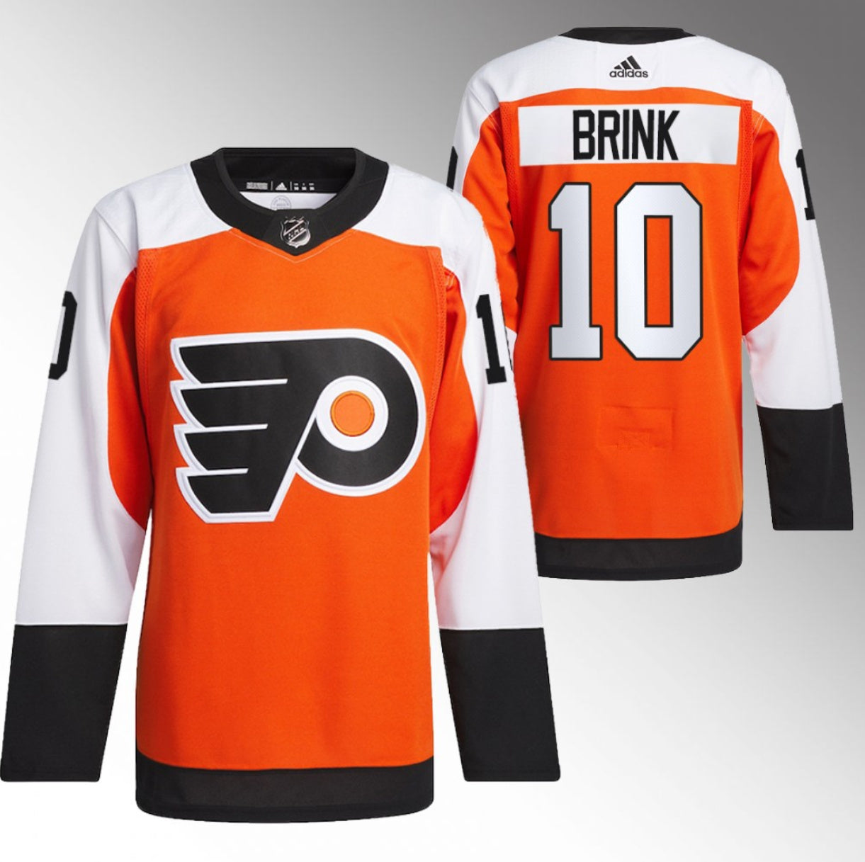 Bobby Brink Philadelphia Flyers orange jersey