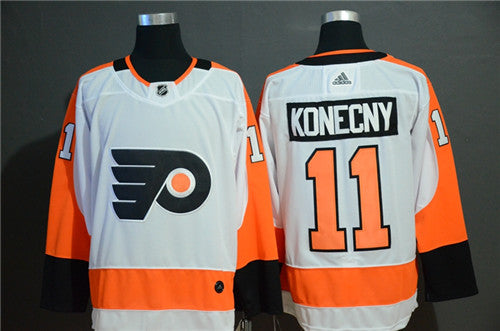 Travis Konecny Philadelphia Flyers white jersey