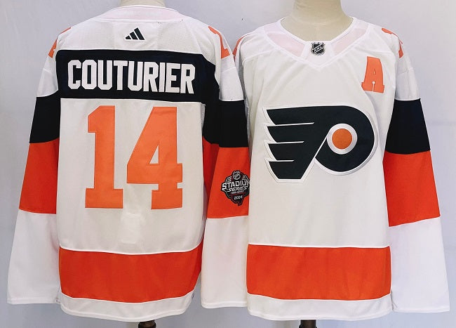 Sean Couturier Philadelphia Flyers white Stadium Series jersey