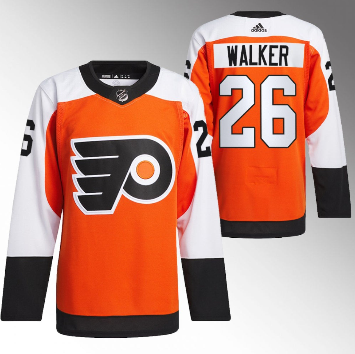 Sean Walker Philadelphia Flyers orange jersey