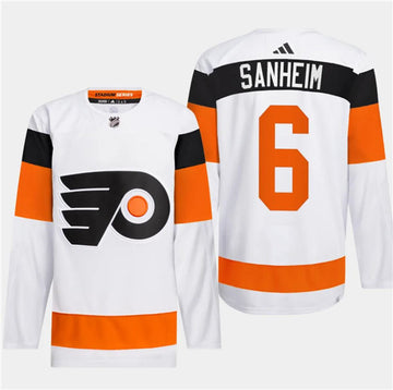 Travis Sanheim Philadelphia Flyers white Stadium Series jersey