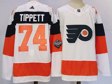Owen Tippett Philadelphia Flyers white Stadium Series jersey