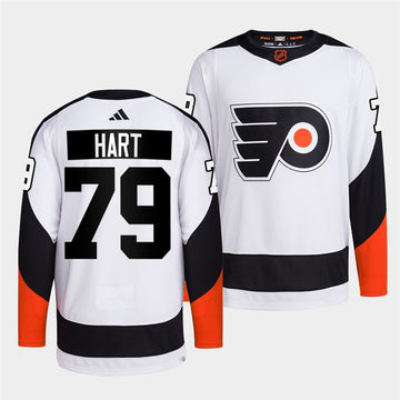 Carter Hart Philadelphia Flyers white Reverse Retro jersey