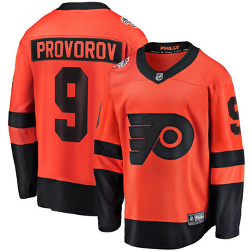 Ivan Provorov Philadelphia Flyers orange jersey