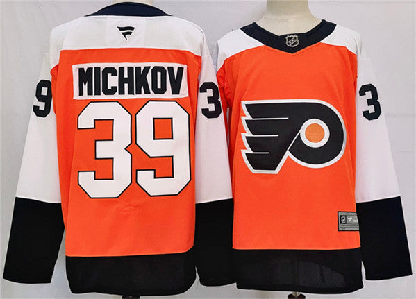 Custom Philadelphia Flyers orange jersey