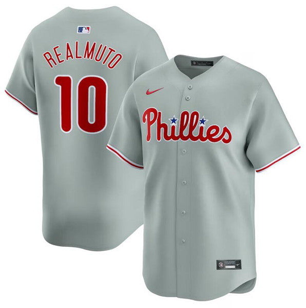 JT Realmuto Philadelphia Phillies gray Away jersey