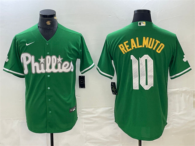 JT Realmuto Philadelphia Phillies green City Connect jersey